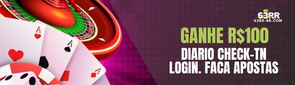 63RR cassino bônus de boas-vindas e promoções ativas